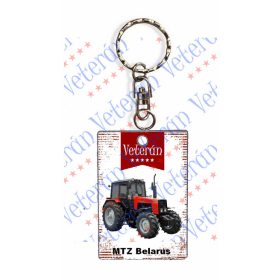 Veterán traktoros kulcstartó -  MTZ Belarus 1221.2