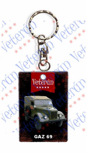 Veterán autós kulcstartó - GAZ 69