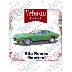 Veterán autós poháralátét - Alfa Romeo Montreal