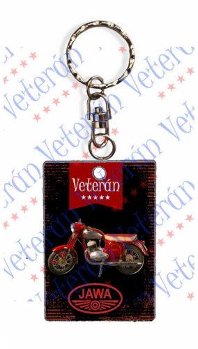 Veterán motoros kulcstartó - Jawa 350/360