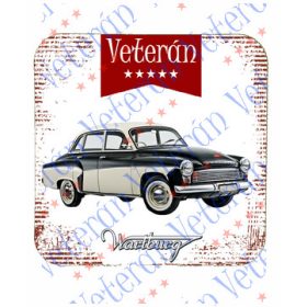 Veterán autós poháralátét - Wartburg 311