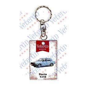 Veterán autós kulcstartó - Dacia 1310 kék