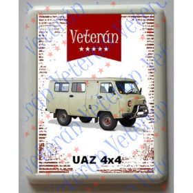 Hűtőmágnes Műanyag - UAZ 4x4