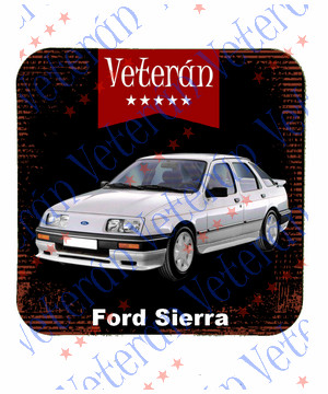 Veterán autós poháralátét - Ford Sierra