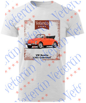 Veterán autós póló  - Volkswagen Beetle 1303 Cabriolet